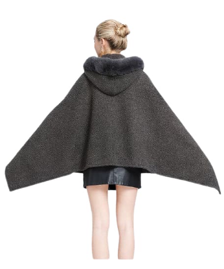 cape poncho confortable femme
