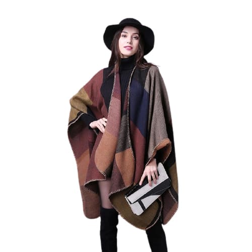 cape poncho femme élégante