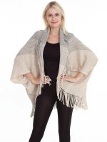 châle poncho élégant