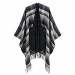 châle poncho femme élégant