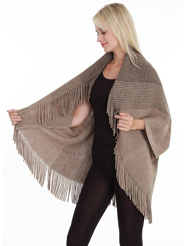 châle poncho versatile