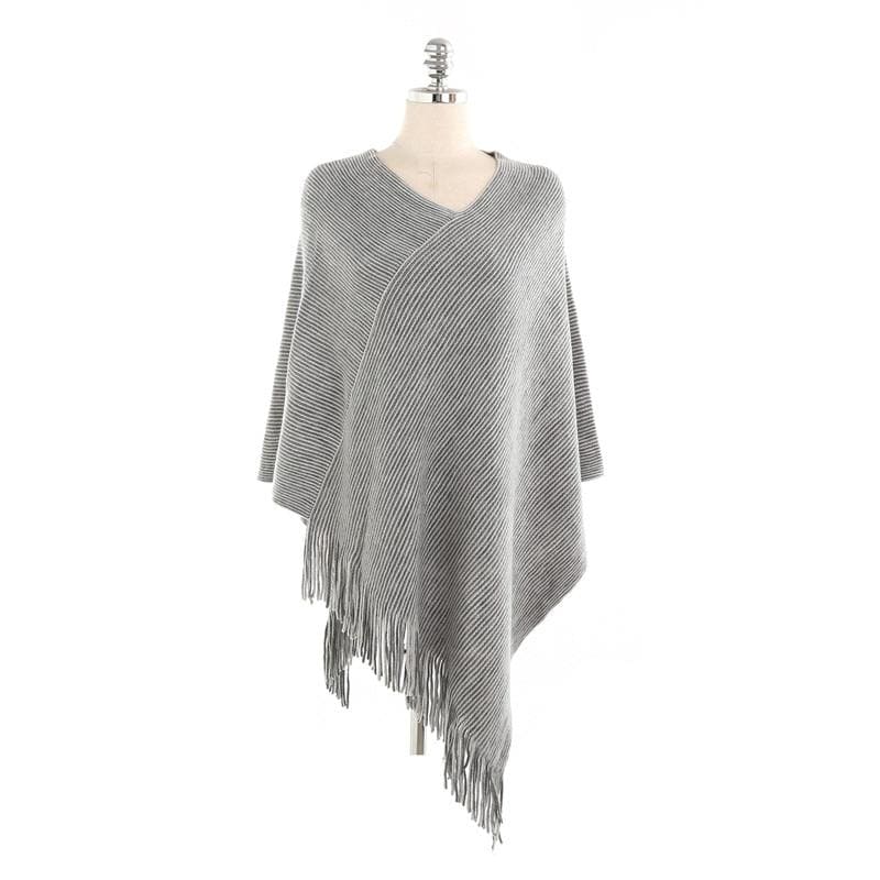 gilet poncho acrylique