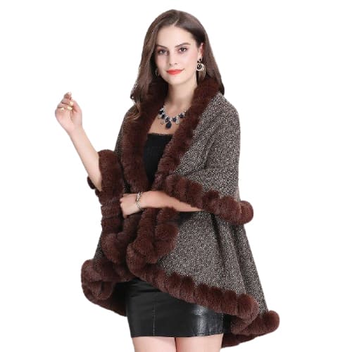 manteau poncho élégant