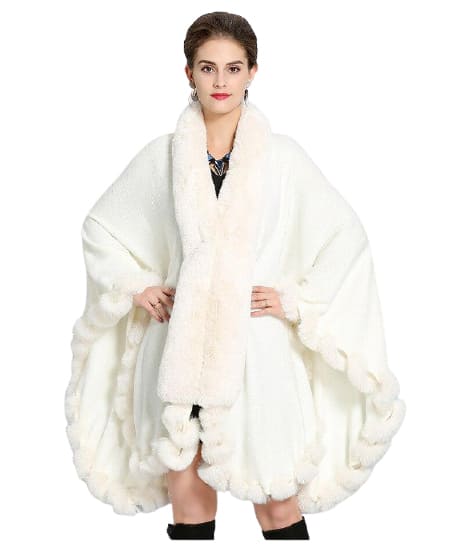 poncho coloré pour femmes