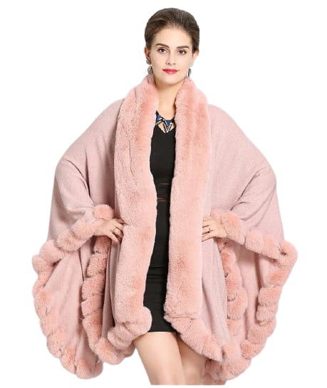 confort du poncho femme