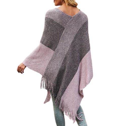 poncho coloré