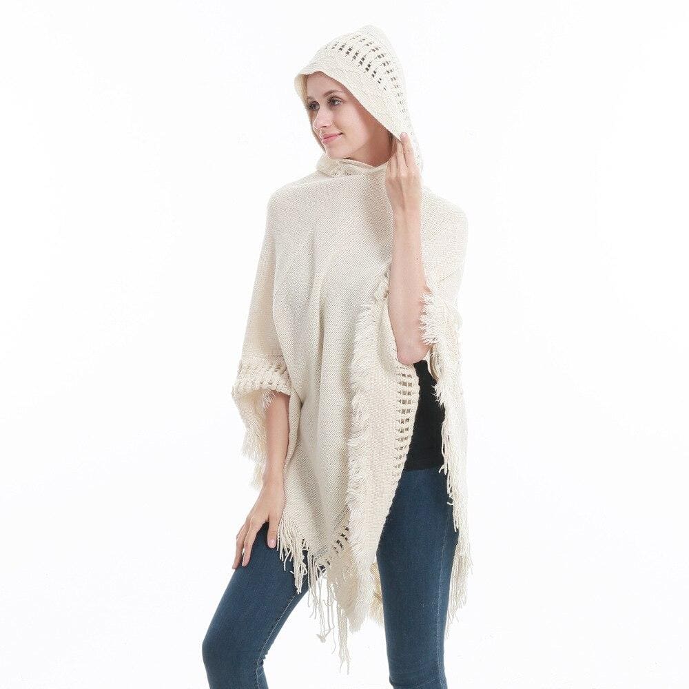 poncho tendance capuche