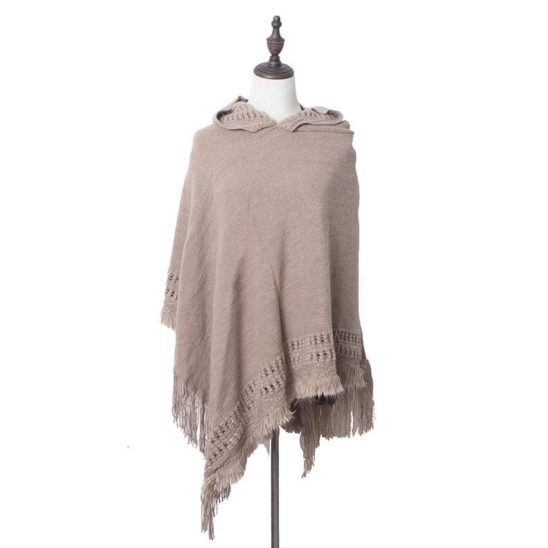 poncho élégant femme