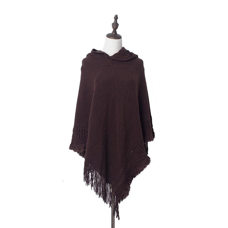 poncho morphologie capuche
