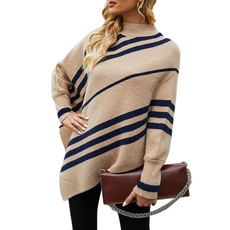 poncho coloré avec manche