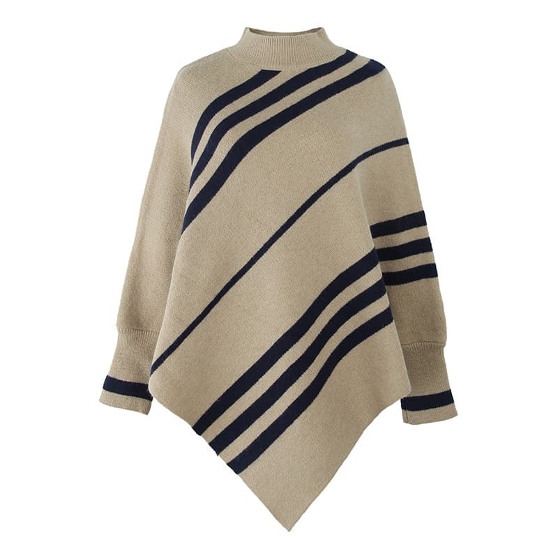 poncho avec manche tendance