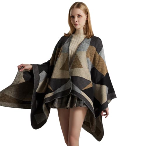 poncho coloré