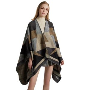 poncho cape femme