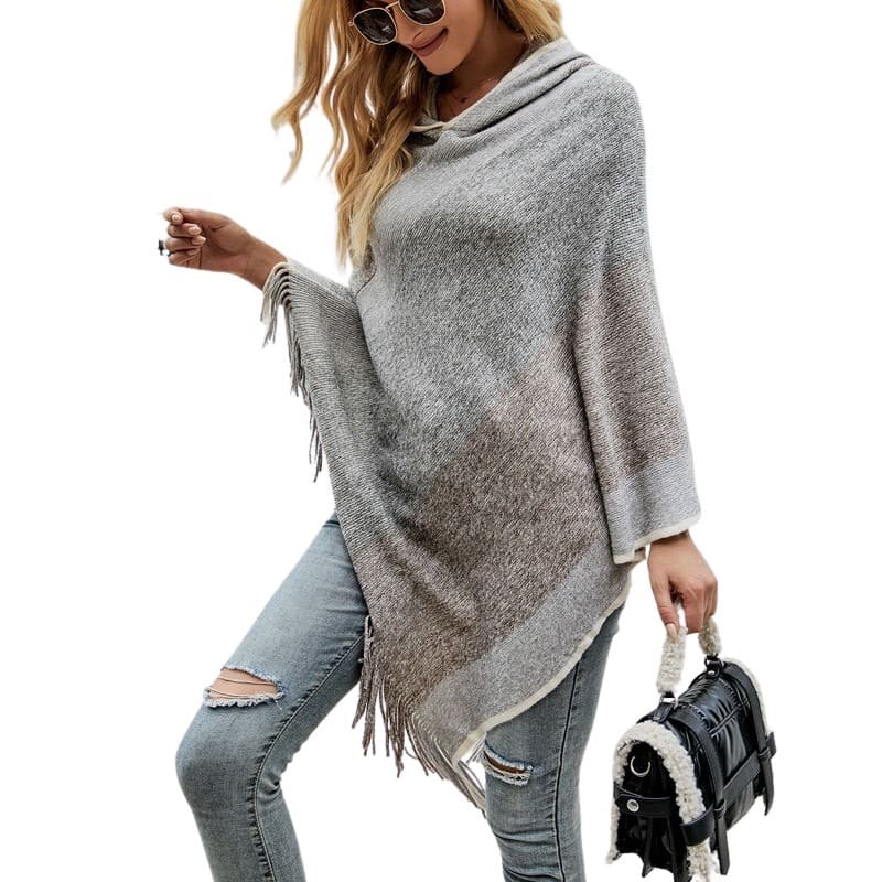 poncho capuche pour toutes saisons