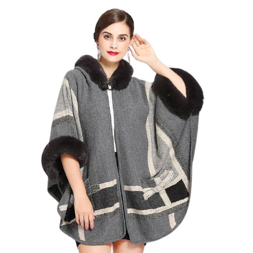 poncho d'hiver moderne