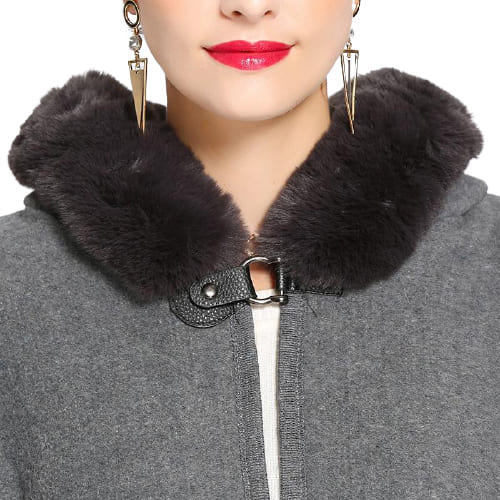 confort poncho capuche