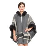 poncho capuche élégant