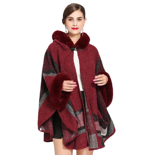 poncho doux et chaud