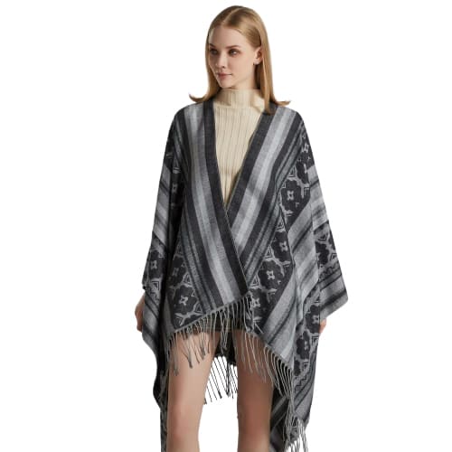 châle poncho de qualité