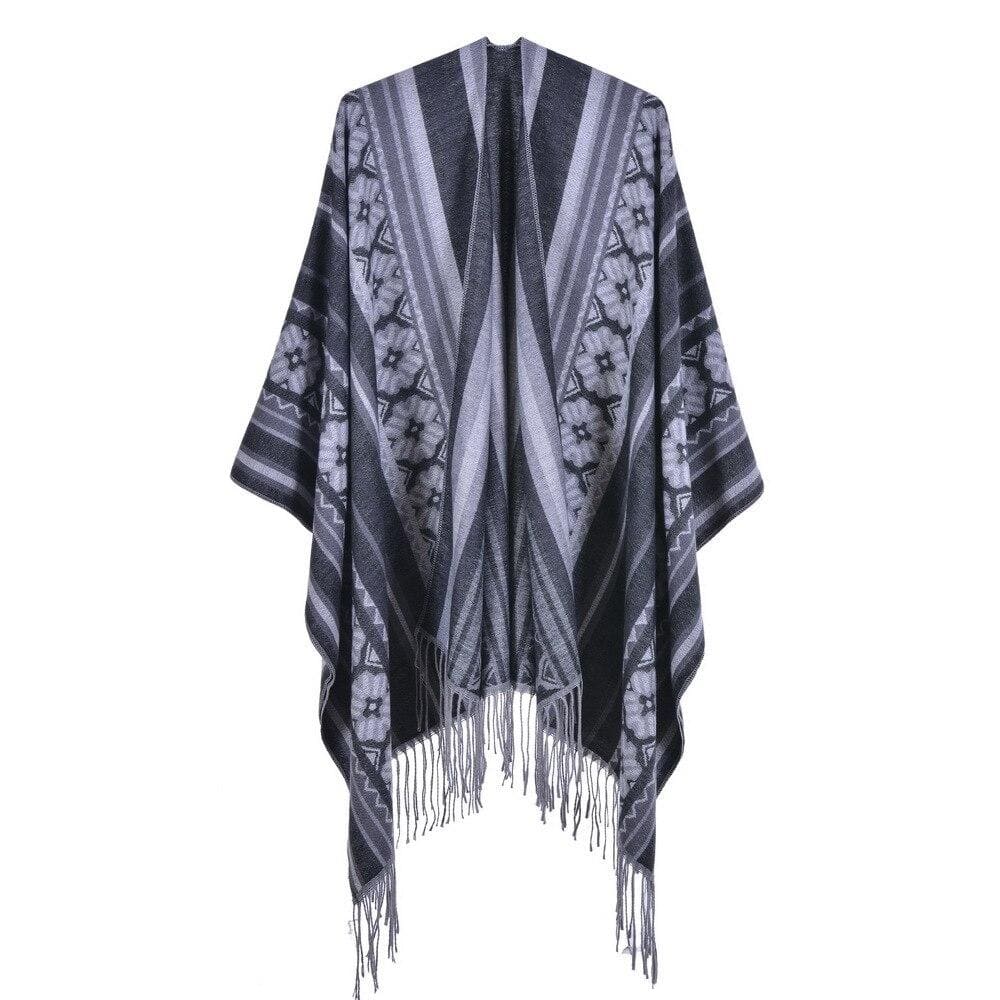 poncho chaud hiver