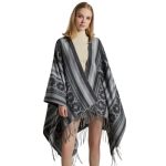 poncho châle femme élégant