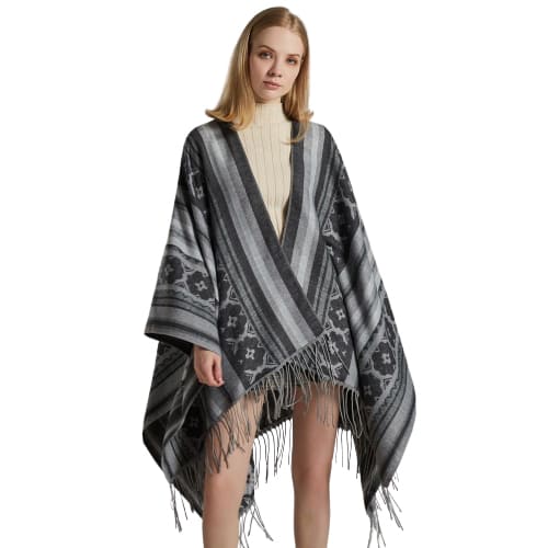 poncho châle femme élégant