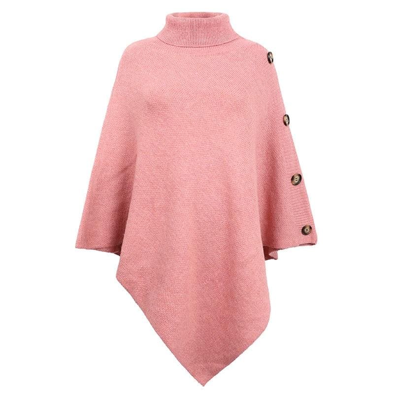 poncho col roulé