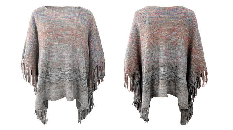 poncho femme pour l'hiver