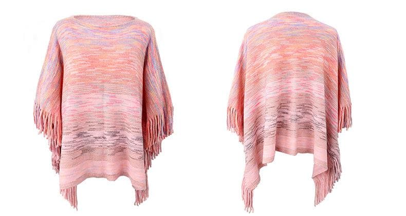poncho chaud pour femmes