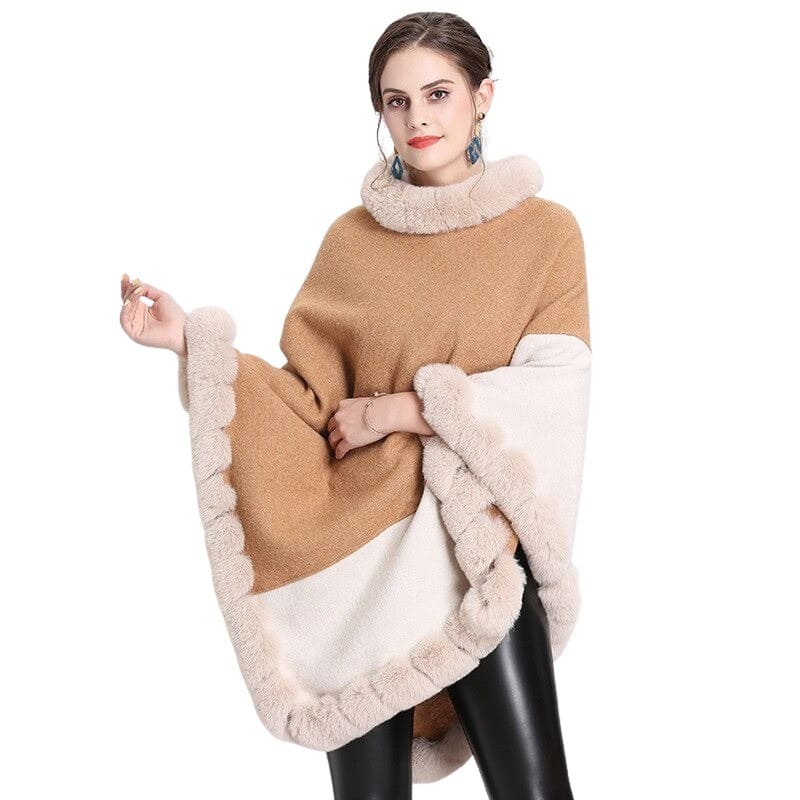 poncho élégant pour hiver