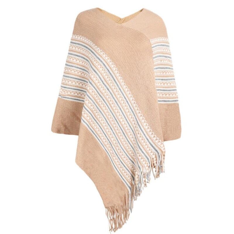 poncho mi-cuisse mode
