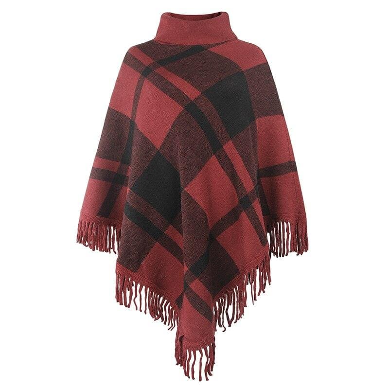 poncho d'hiver élégant