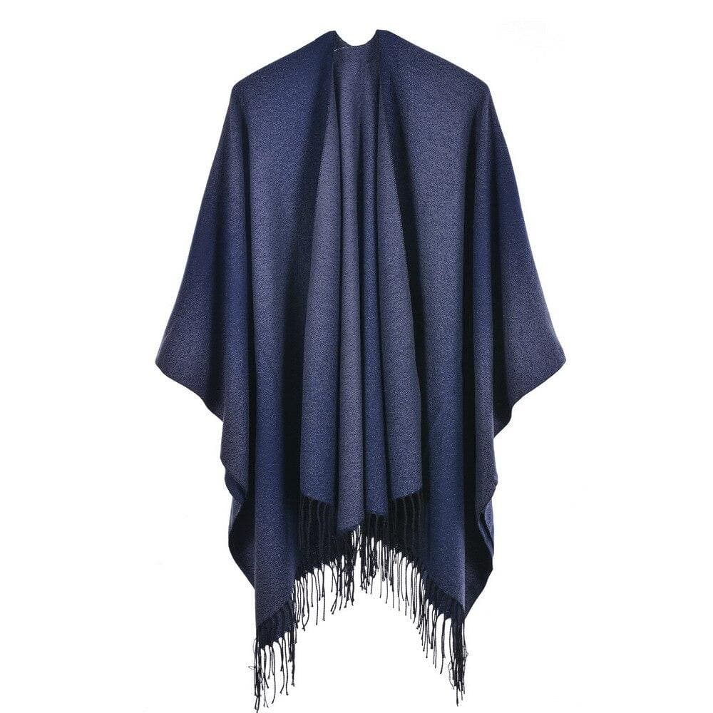 poncho coupe ample
