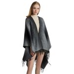 poncho femme hiver
