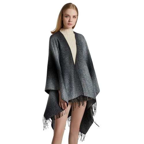 poncho femme hiver