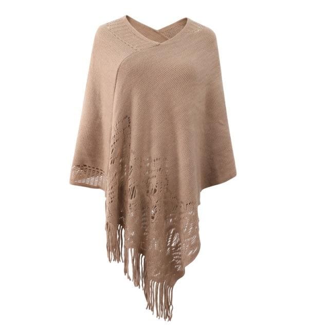 poncho femme taille unique