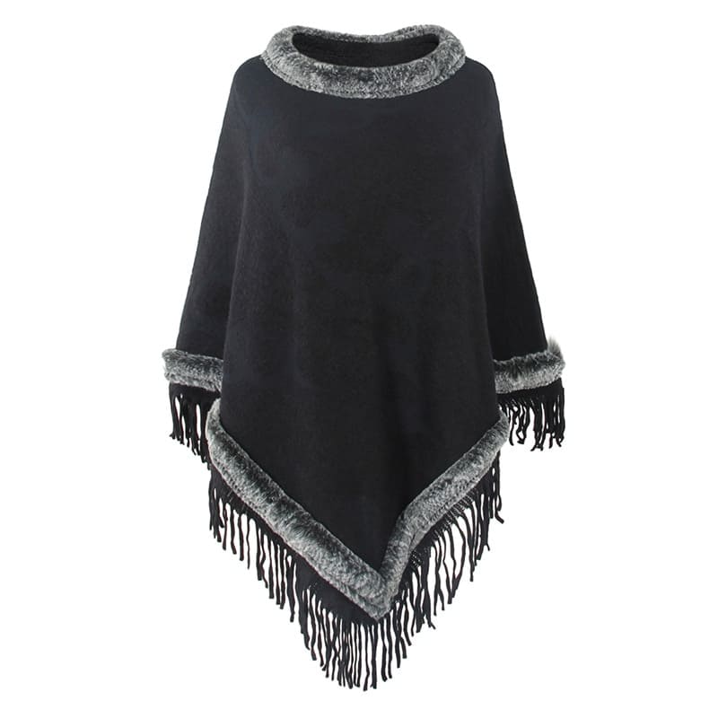 poncho femme chic