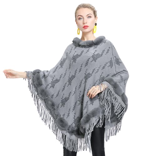 poncho élégant et chaud