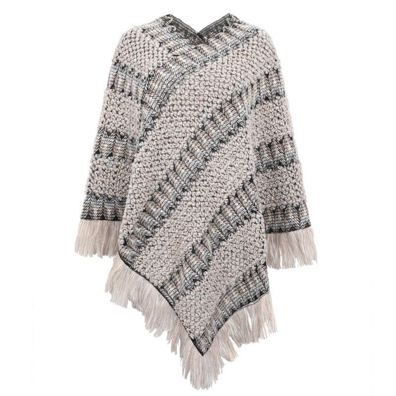 mode poncho mexicain