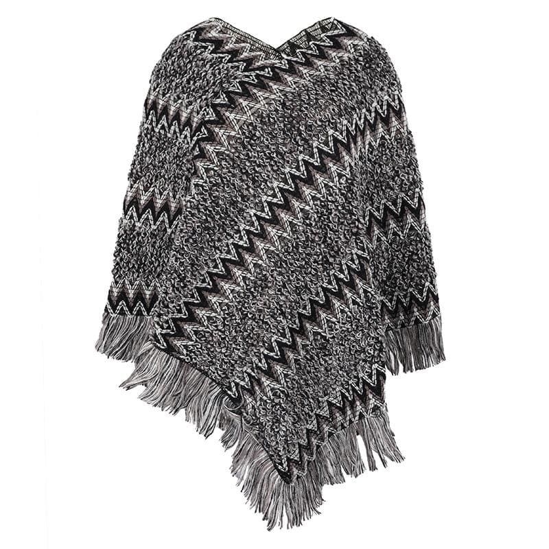 poncho coloré mexicain