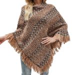 poncho mexicain femme