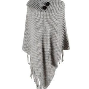 poncho pull élégant