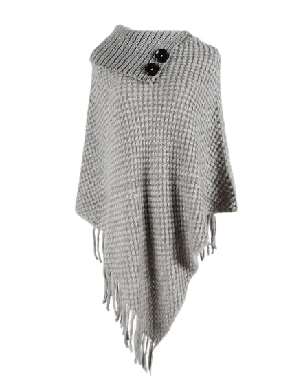 poncho pull élégant