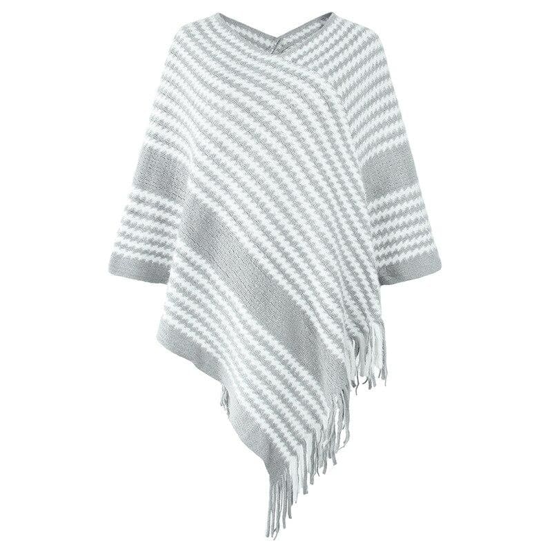 modèle pull poncho