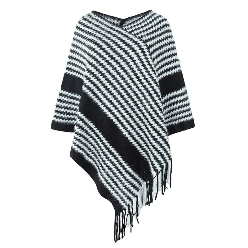 style poncho sans manches