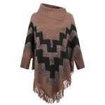 pull poncho élégant