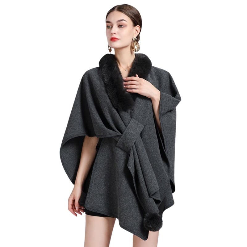 poncho femme élégant