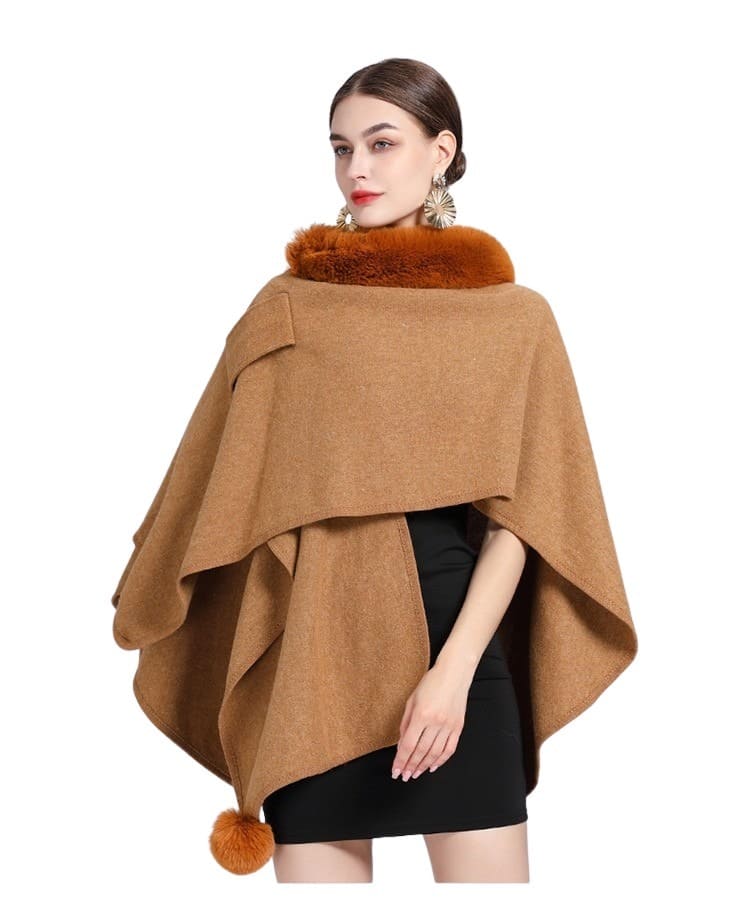 veste poncho douce