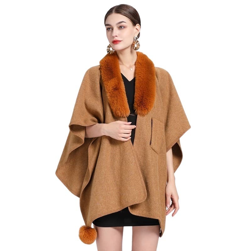 veste mi-cuisse poncho