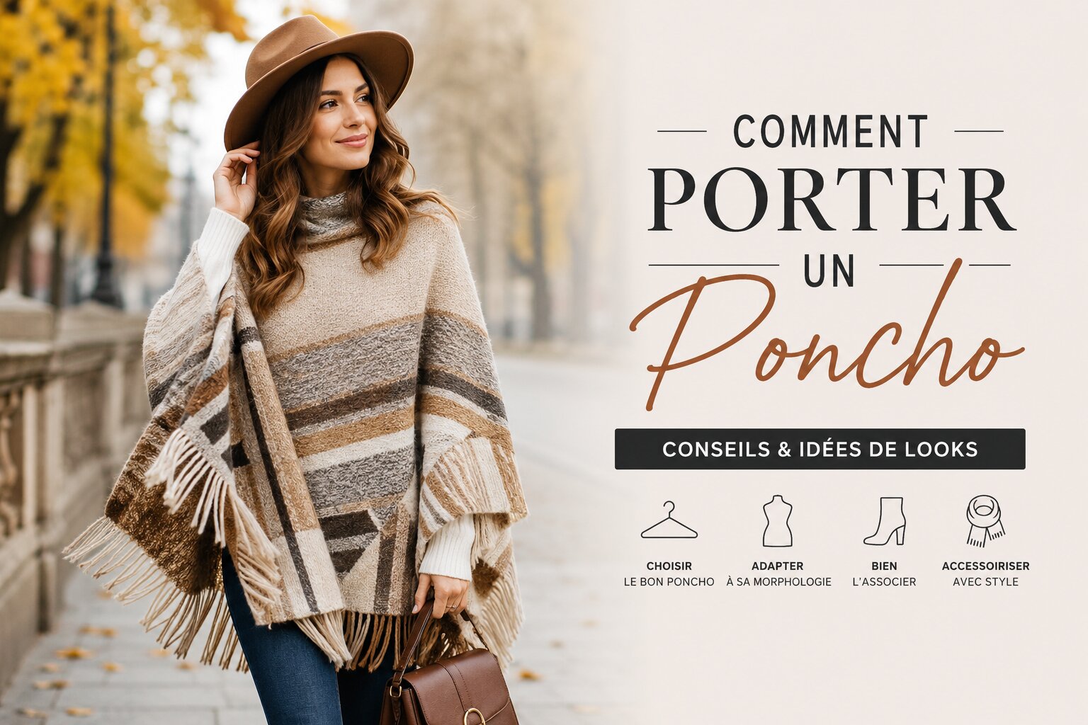 comment porter poncho image 1
